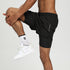 Lightweight Men's Quick Dry Lined Workout Sports Shorts